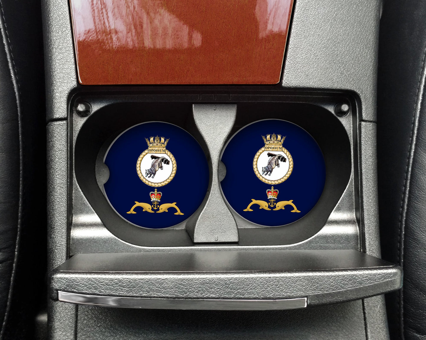 HMS Opossum - Car Coasters