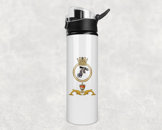 HMS Opossum - Flip Top Water Bottle