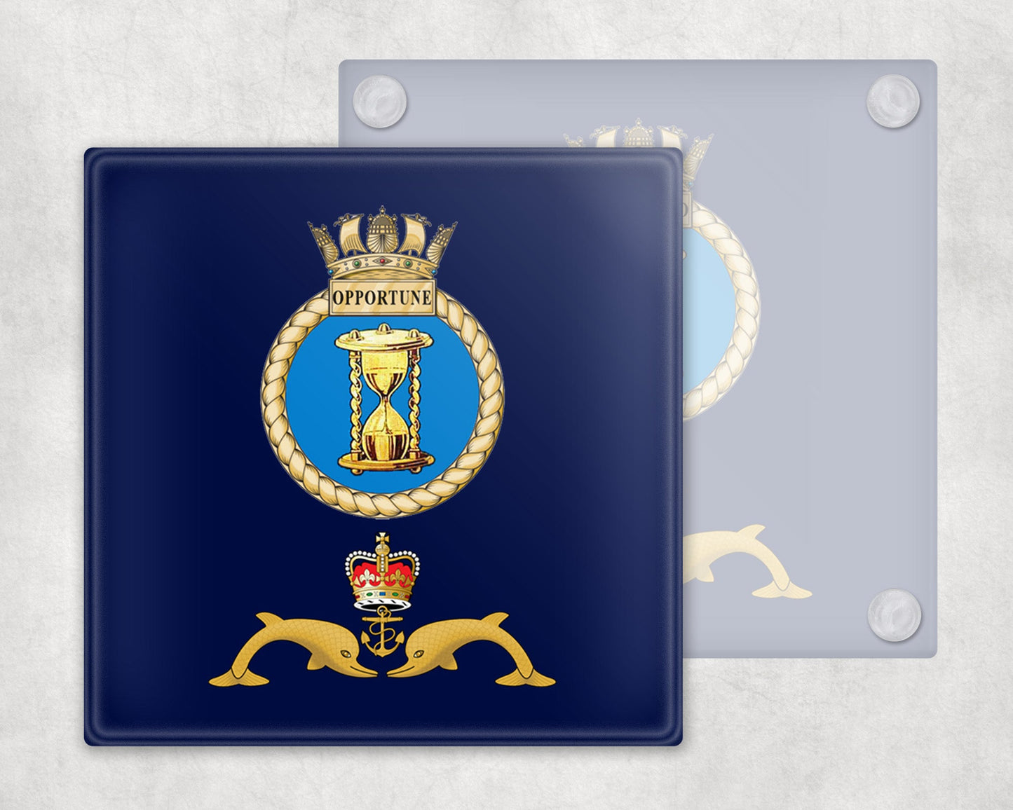 HMS Opportune - Glass Coaster