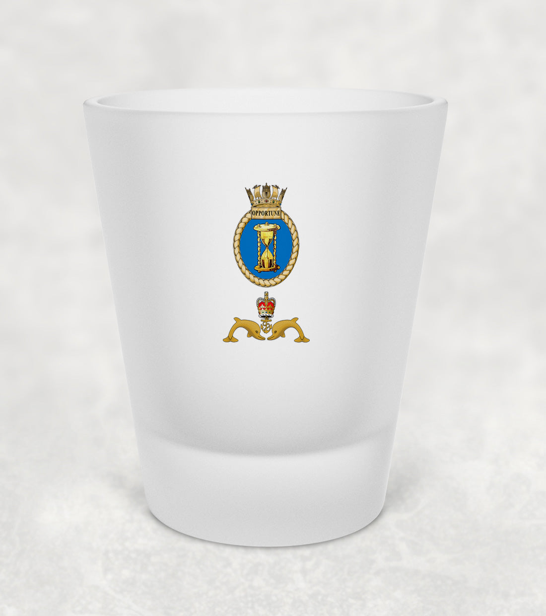 HMS Opportune - Shot Glass