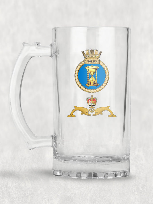 HMS Opportune - Tankard/Beer Mug/Stein