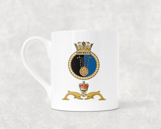 HMS Orpheus - Bone China Mug