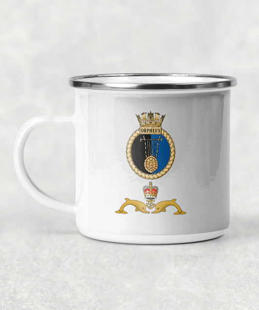 HMS Orpheus - Enamel Mug