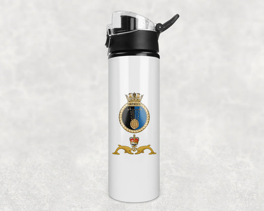 HMS Orpheus - Flip Top Water Bottle