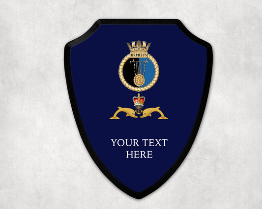 HMS Orpheus - Royal Navy Printed Wall Shield