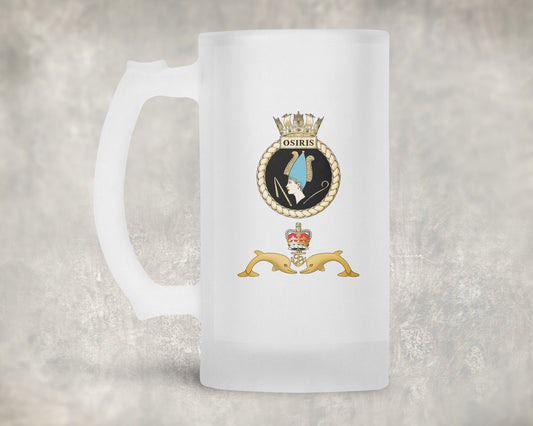 HMS Osiris - Frosted Stein/Tankard/Beer Mug - Frosted Stein/Tankard/Beer Mug
