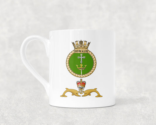 HMS Oswald - Bone China Mug