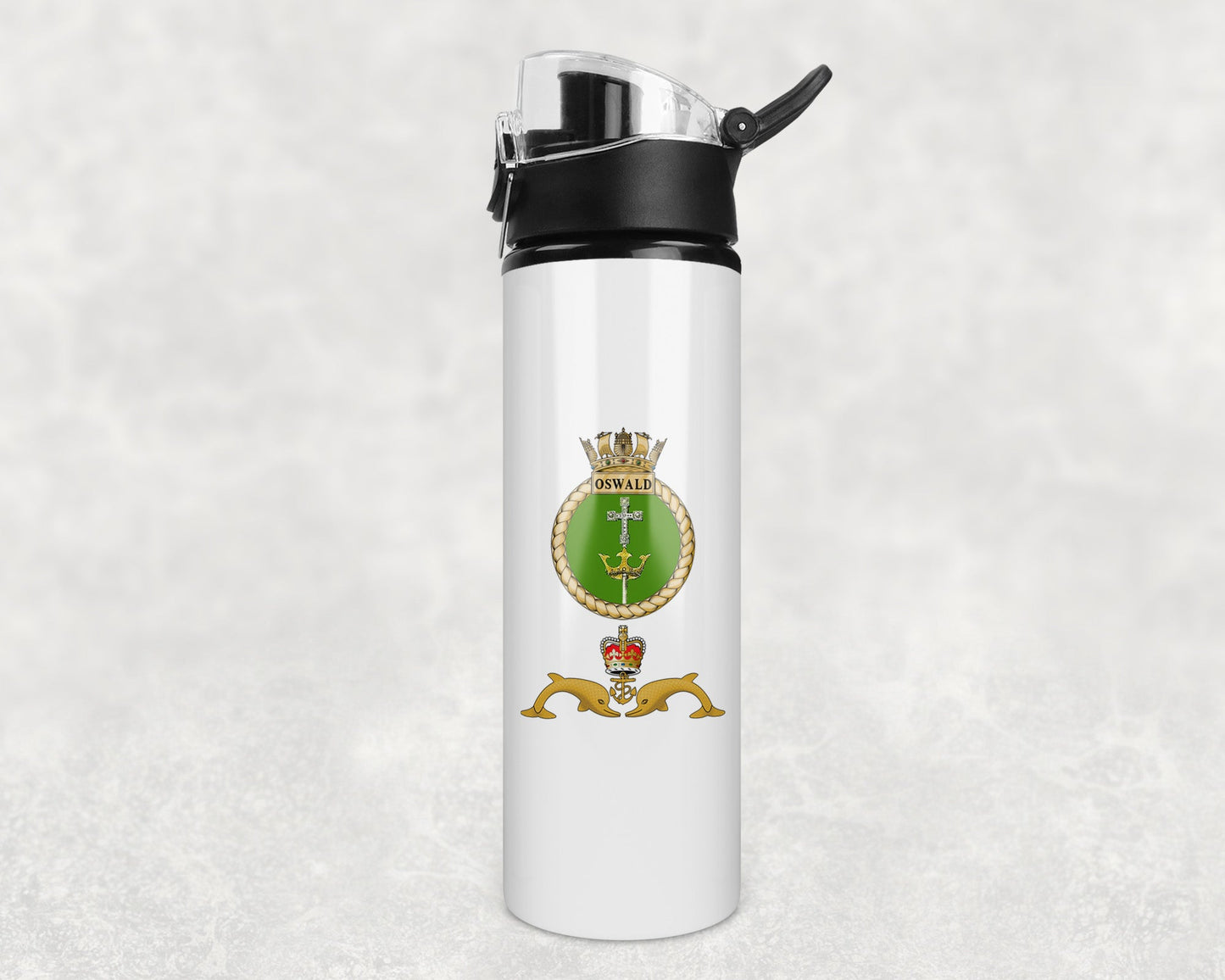 HMS Oswald - Flip Top Water Bottle