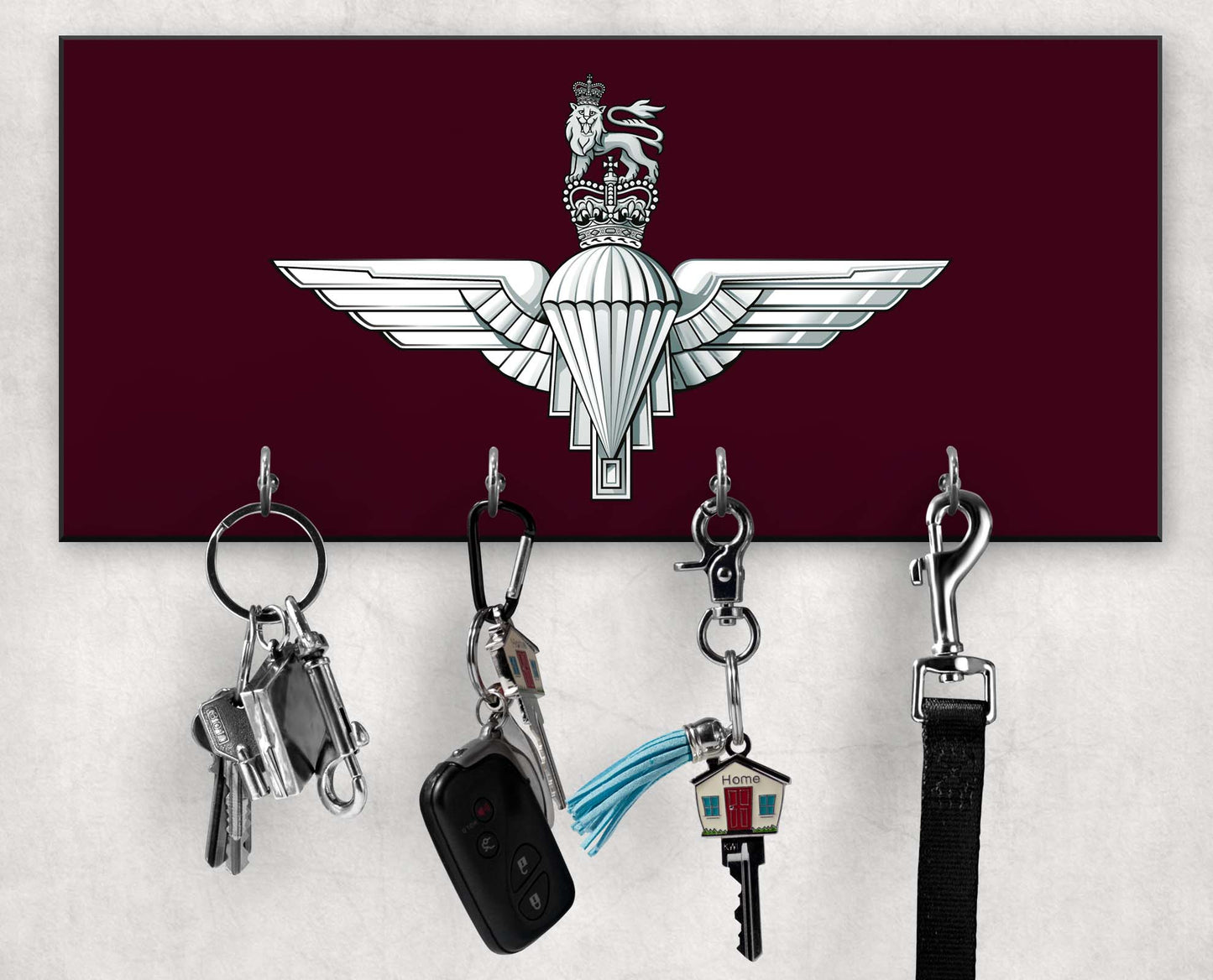 Parachute Regt - Wooden Key/Beret Hook