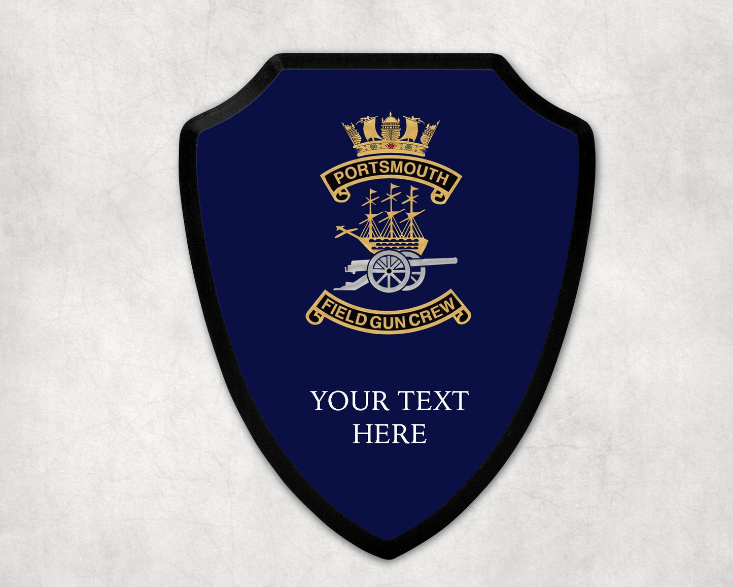 Portsmouth Field Gun Crew - Royal Navy Printed Wall Shield