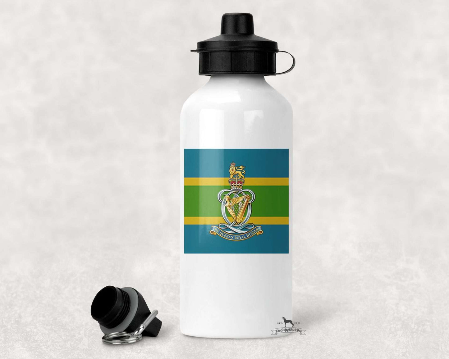 QUEEN’S ROYAL HUSSARS - ALUMINIUM WATER BOTTLE