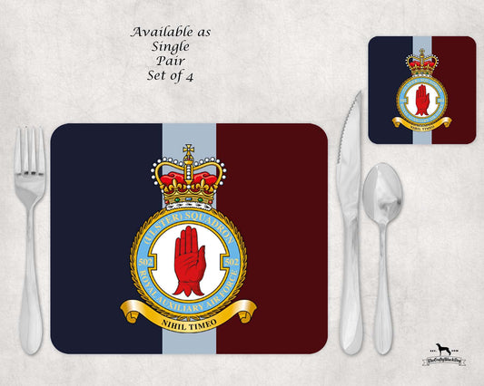 502 (Ulster) Sqn - Placemat & Coaster Set