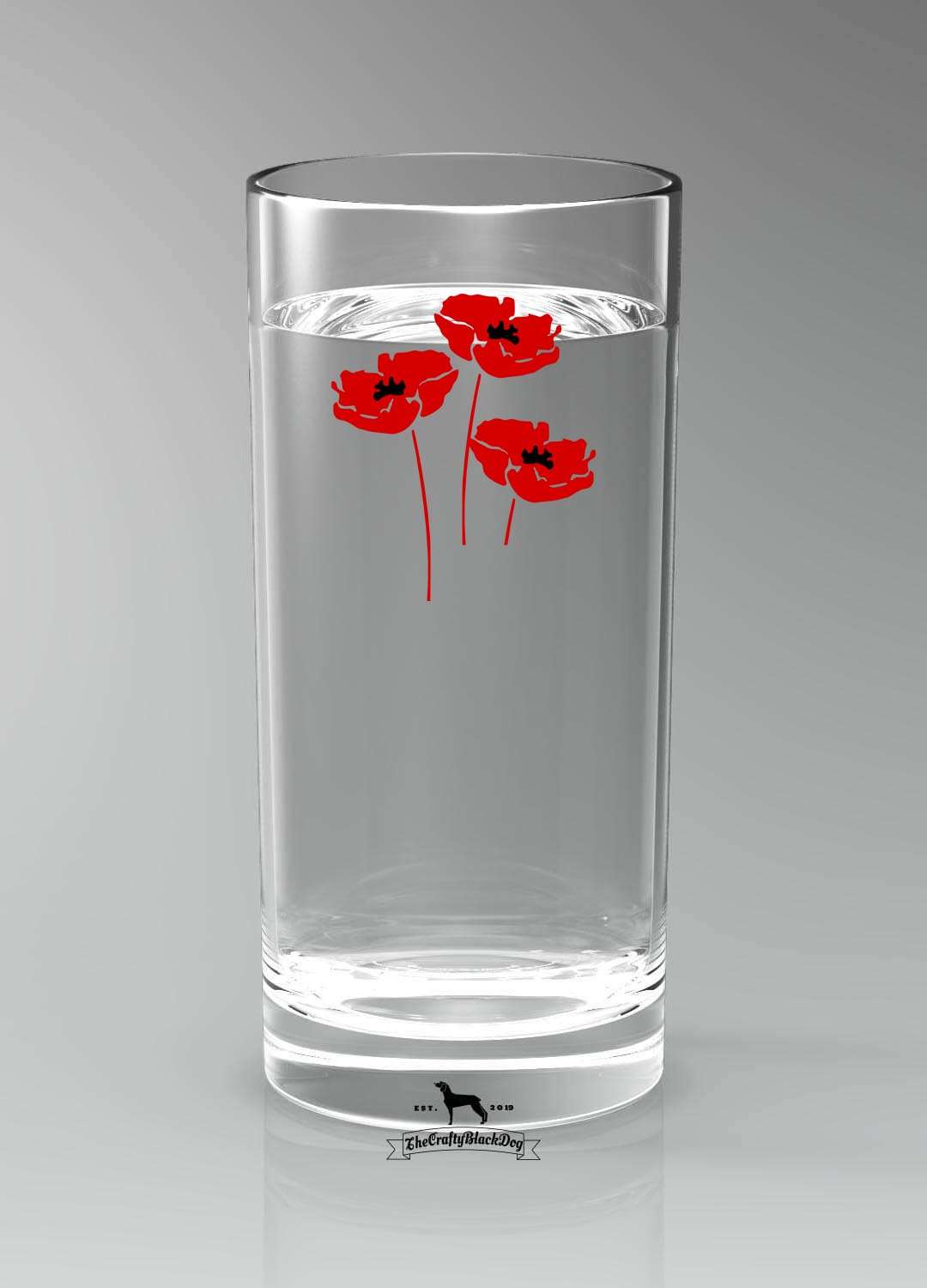 Poppies - Highball Glass(es)