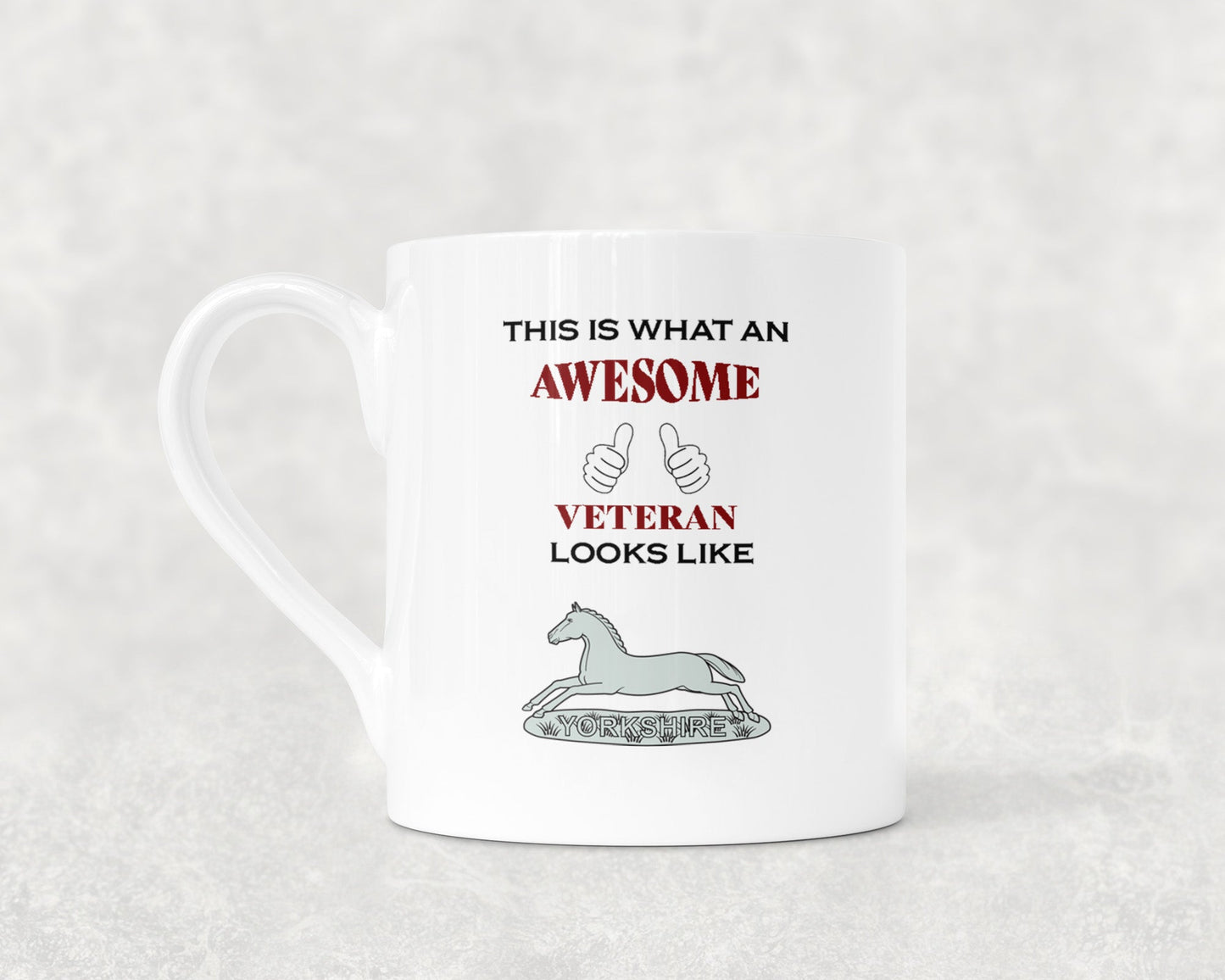 Prince of Wales's Own Regiment of Yorkshire - Veteran - Bone China Mug
