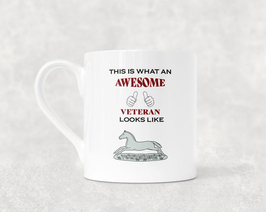 Prince of Wales's Own Regiment of Yorkshire - Veteran - Bone China Mug