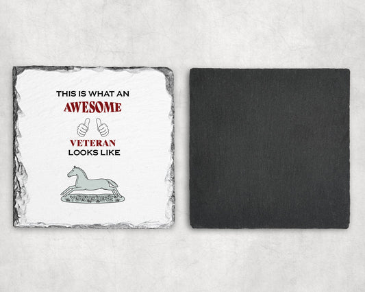 Prince of Wales's Own Regiment of Yorkshire - Veteran - Slate Coaster