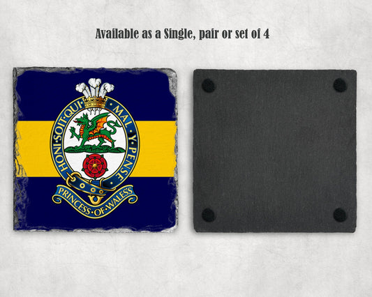 Princess of Wales's Royal Regiment - Slate Coaster