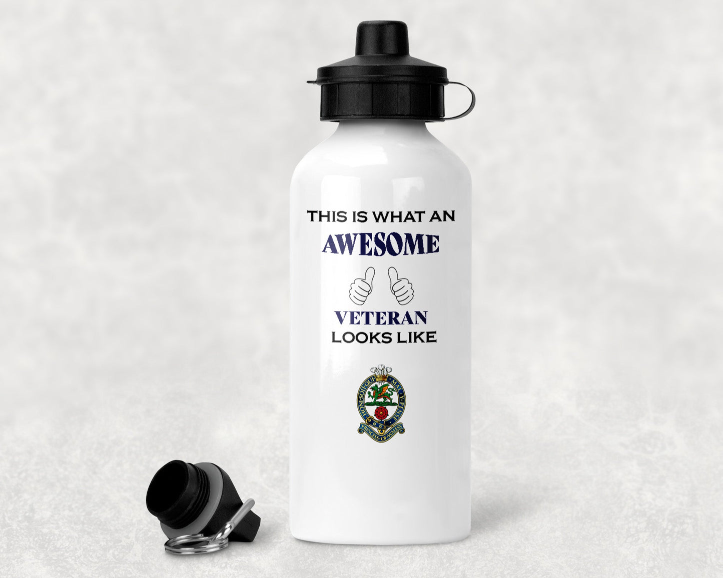 Prince of Wales's Own Regiment of Yorkshire - Veteran - Aluminium Water Bottle