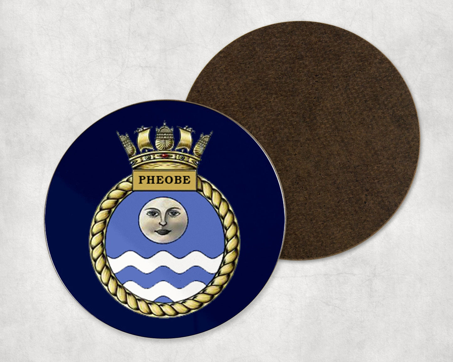 HMS Pheobe - Round Coaster Set