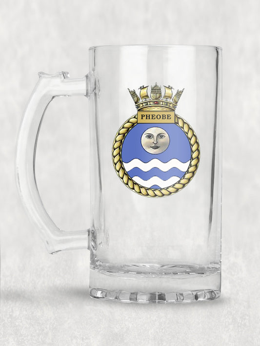 HMS Pheobe - Tankard/Beer Mug/Stein