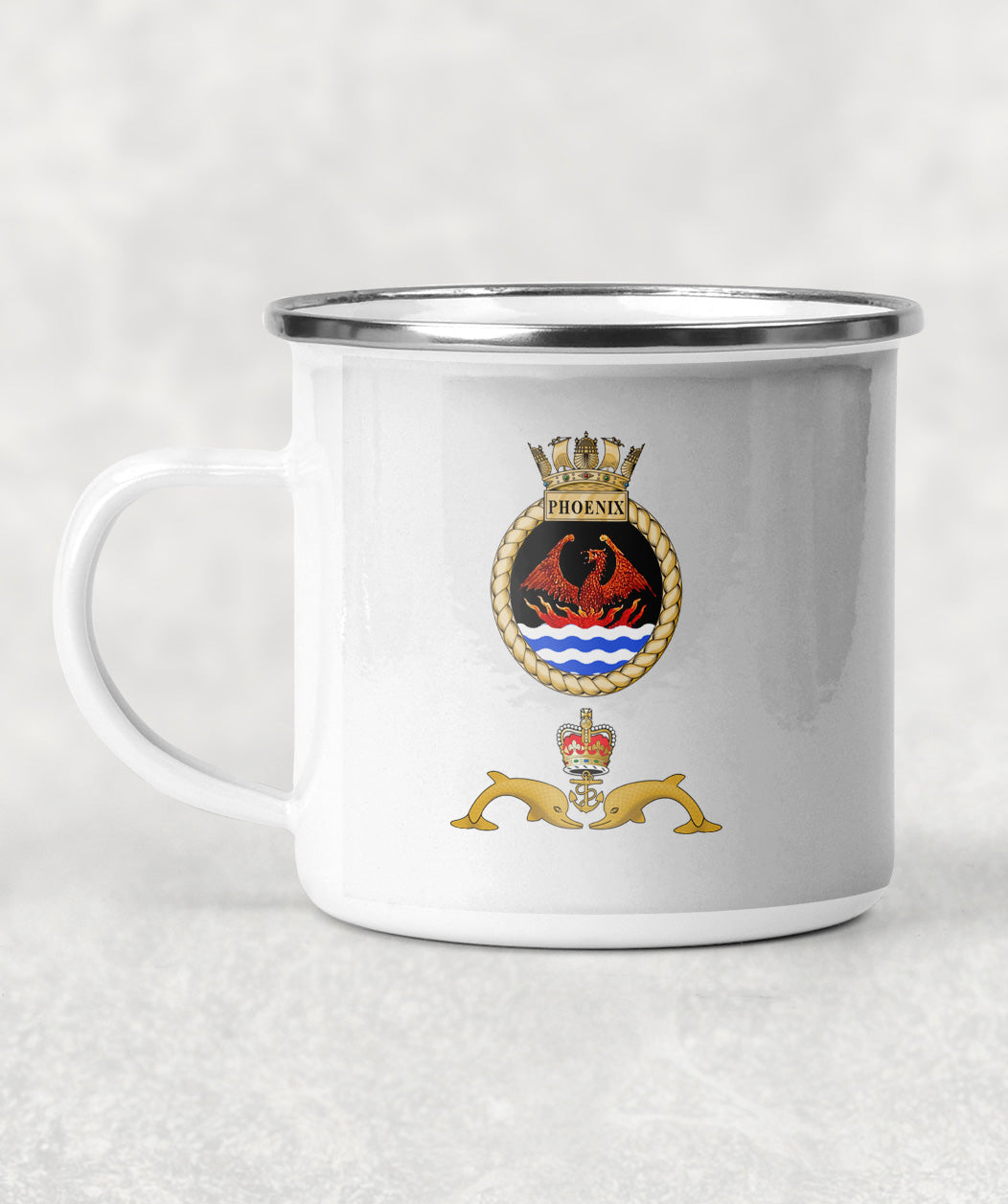 HMS Phoenix - Enamel Mug
