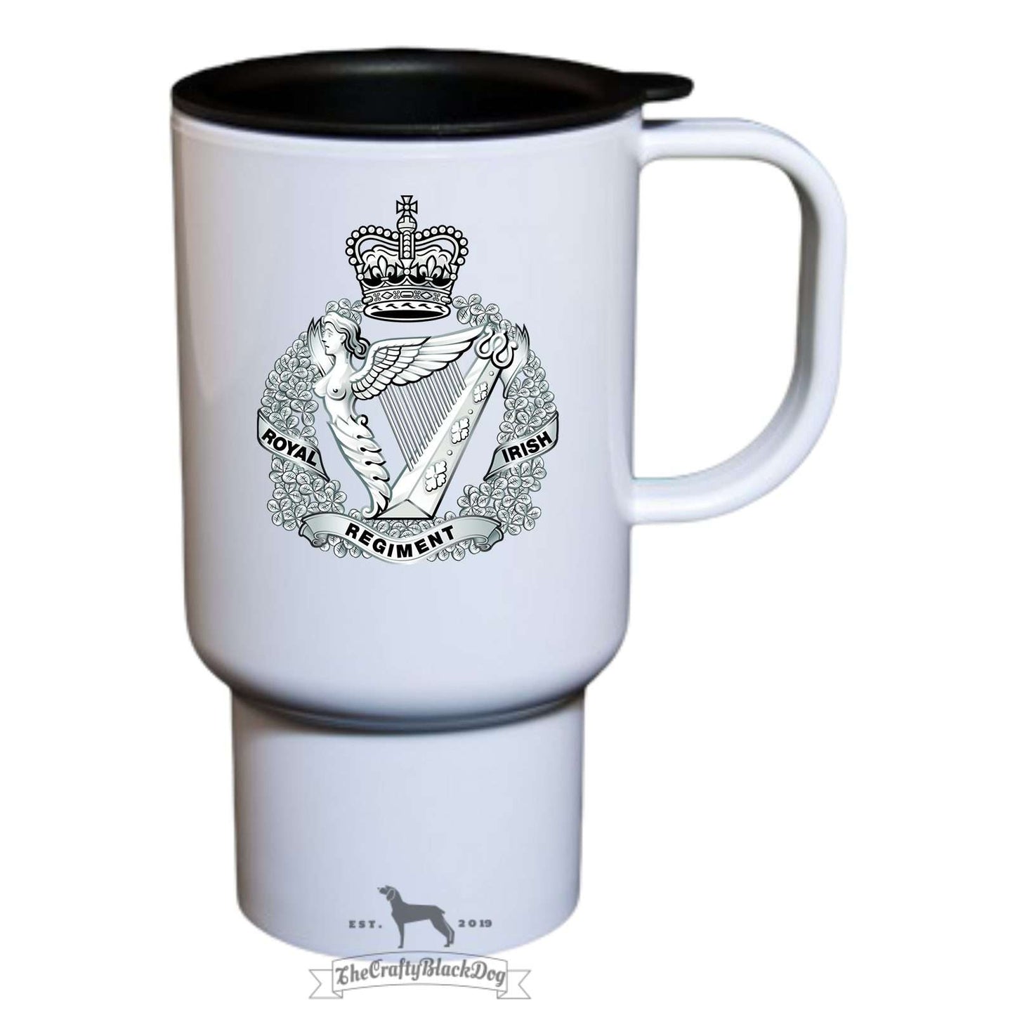 ROYAL IRISH REGT - TRAVEL MUG