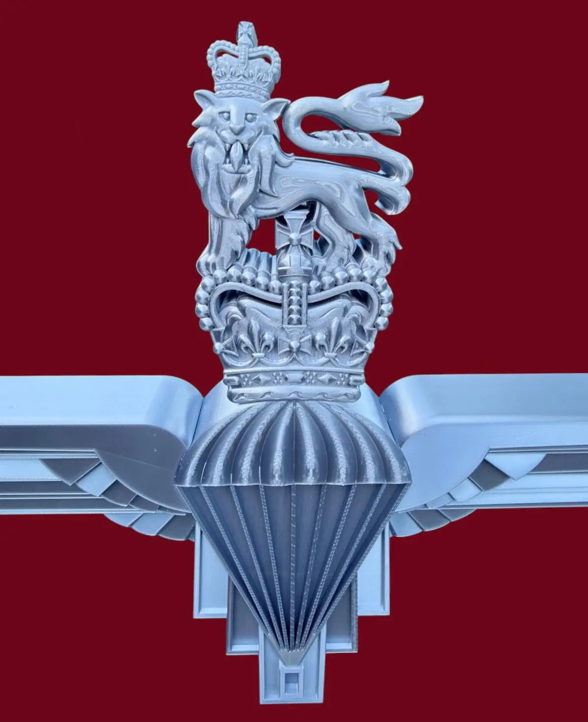 Parachute Regiment Queen's Crown XL Cap Badge