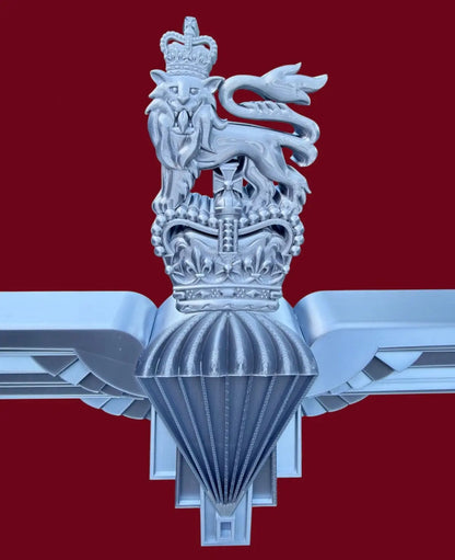 Parachute Regiment Queen's Crown XL Cap Badge