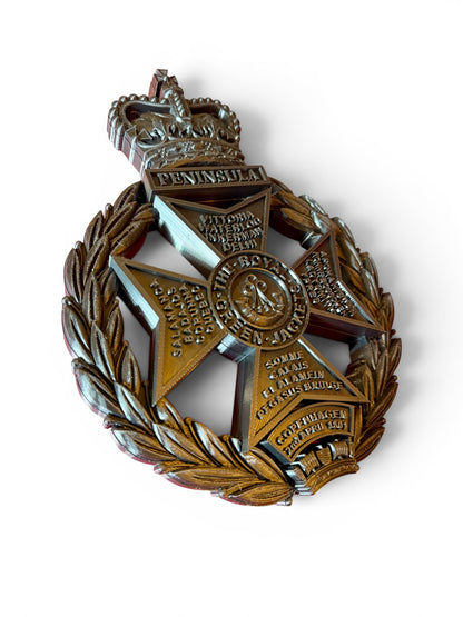 Royal Green Jackets All Black Cap Badge