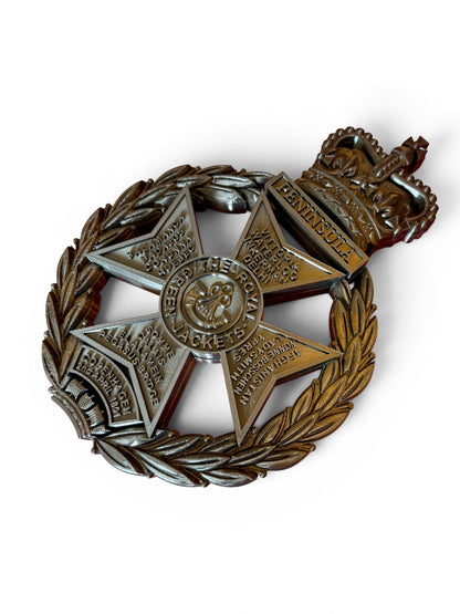 Royal Green Jackets All Black Cap Badge
