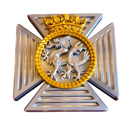 Duke of Edinburgh's Royal Regiment 3D Printed Cap Badge | Official MOD-Licensed Gift