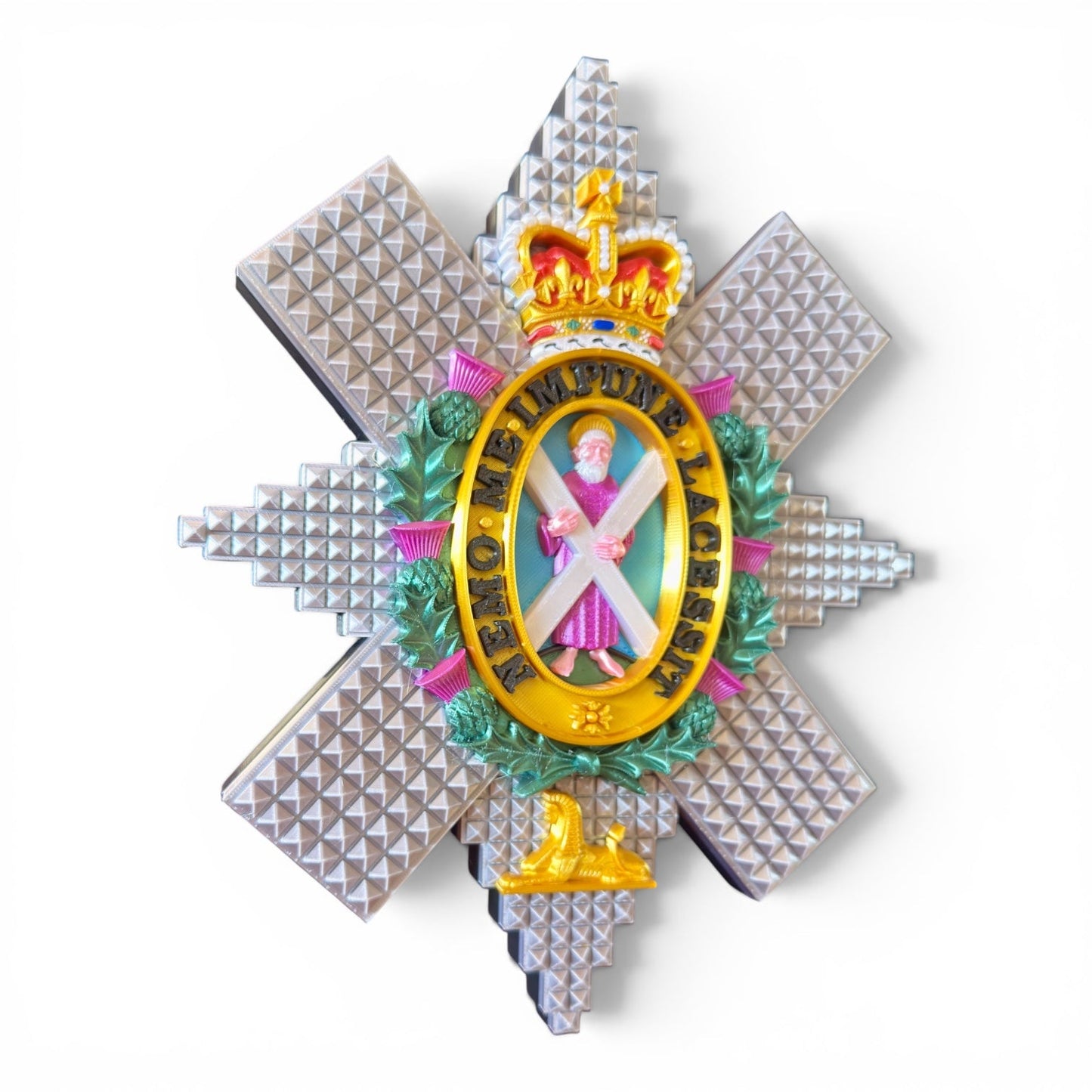 Black Watch 3D Printed Cap Badge | Official MOD-Licensed Gift