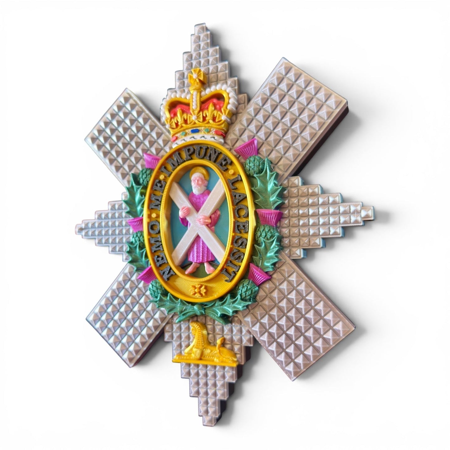 Black Watch 3D Printed Cap Badge | Official MOD-Licensed Gift