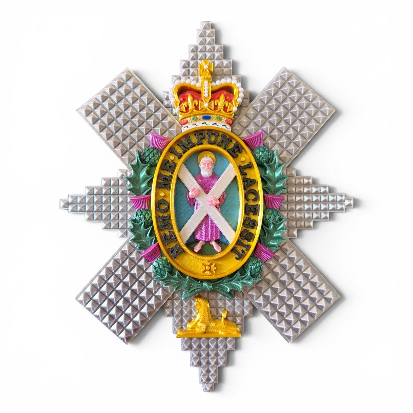Black Watch 3D Printed Cap Badge | Official MOD-Licensed Gift