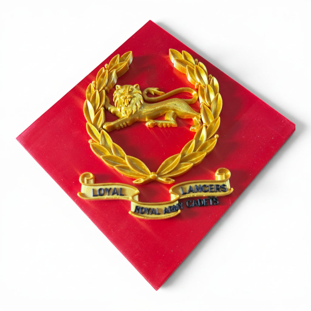 King's Own Royal Border Regiment 3D Printed Cap Badge | Official MOD-Licensed Gift