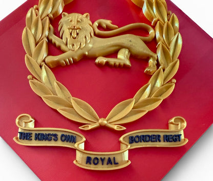 King's Own Royal Border Regiment 3D Printed Cap Badge | Official MOD-Licensed Gift