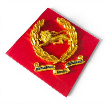 King's Own Royal Border Regiment 3D Printed Cap Badge | Official MOD-Licensed Gift
