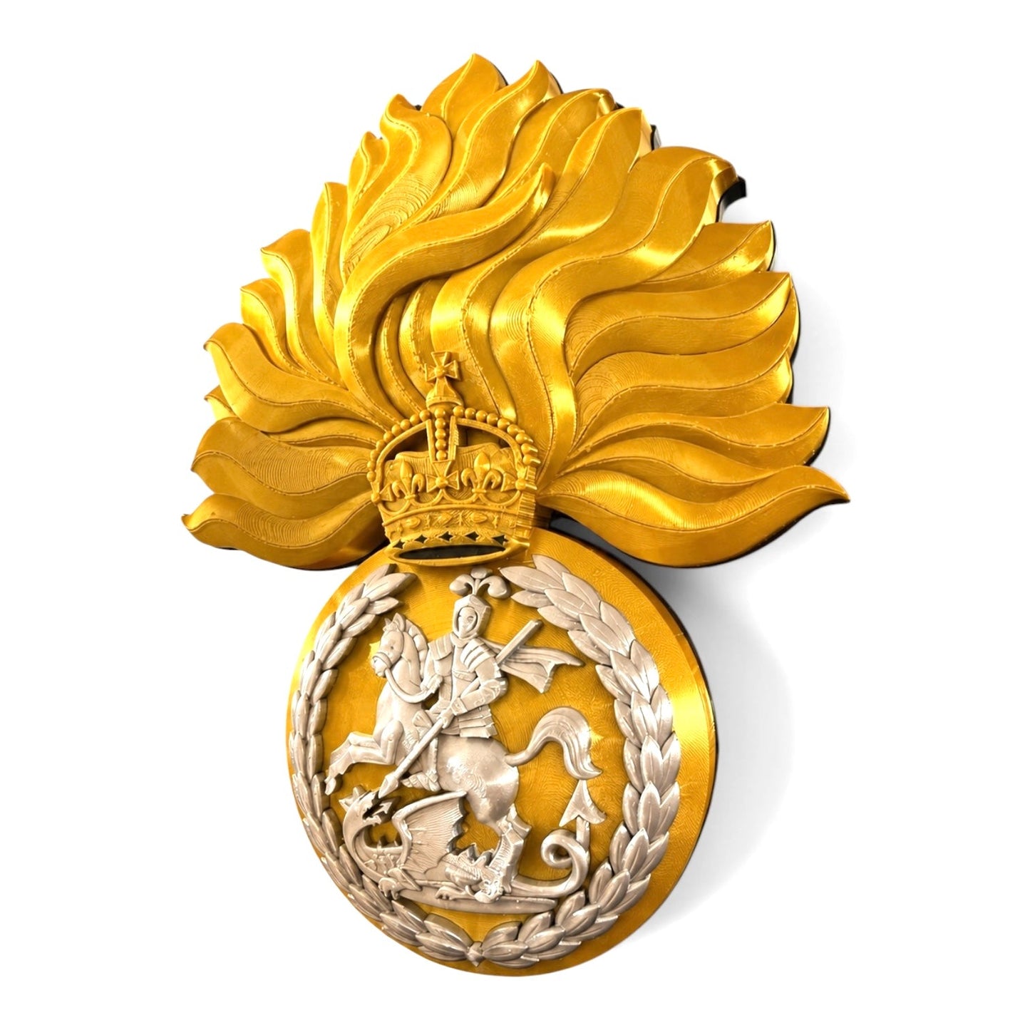 Royal Regiment of Fusiliers King's Crown 3D Printed Cap Badge | Official MOD-Licensed Gift