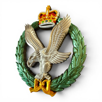 Army Air Corps 3D Printed Cap Badge - Queen's Crown