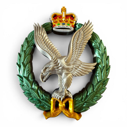 Army Air Corps 3D Printed Cap Badge - Queen's Crown