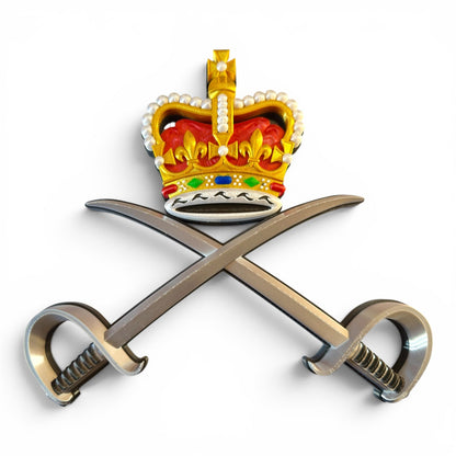RAPTC Queen's Crown 3D Printed Cap Badge | Official MOD-Licensed Gift