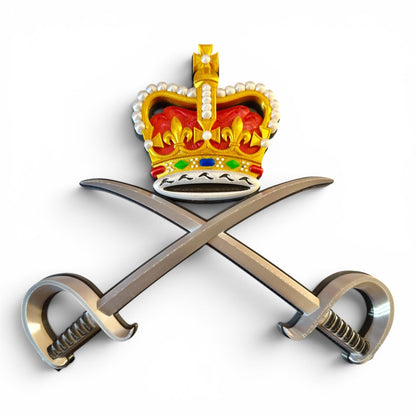 RAPTC Queen's Crown 3D Printed Cap Badge | Official MOD-Licensed Gift