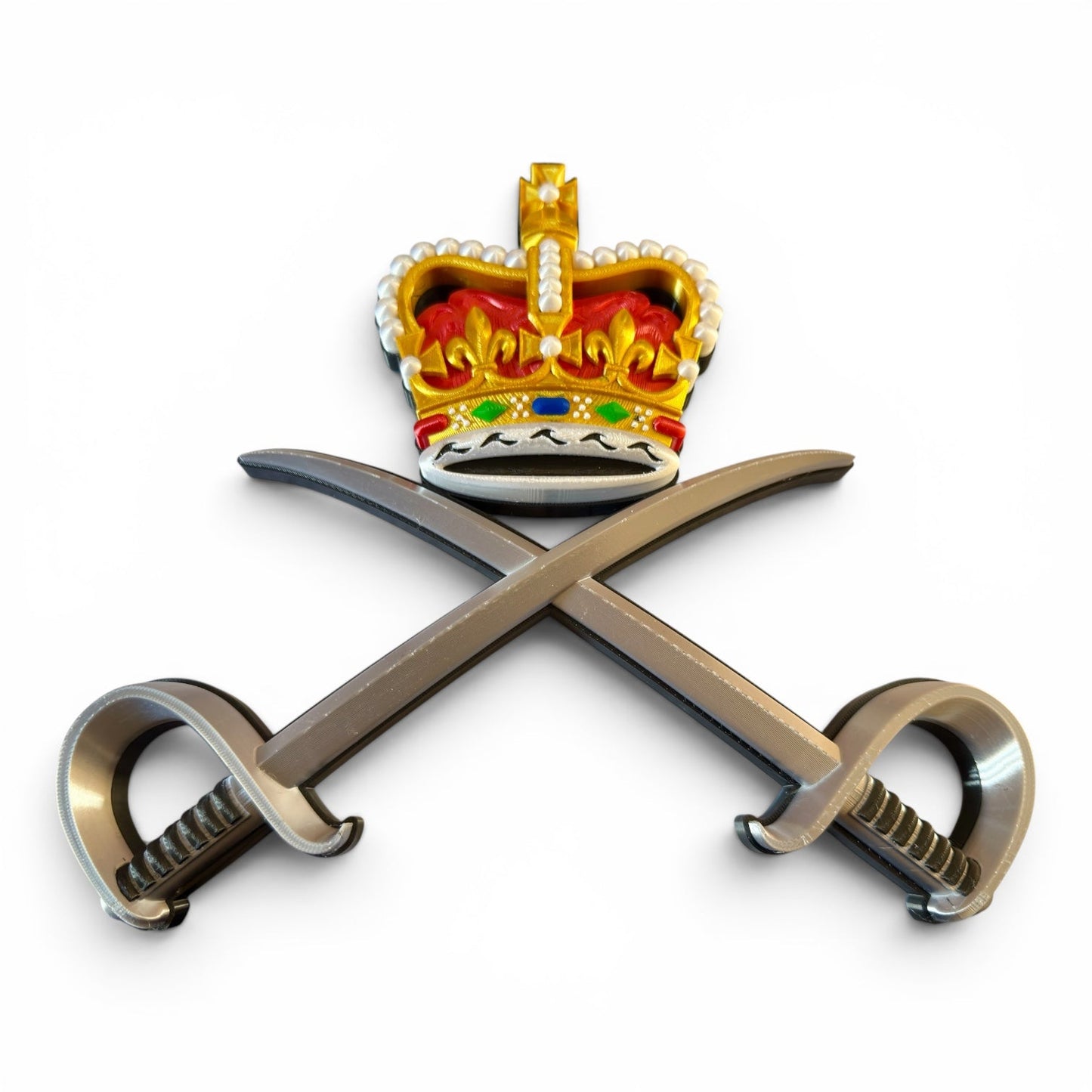 RAPTC Queen's Crown 3D Printed Cap Badge | Official MOD-Licensed Gift