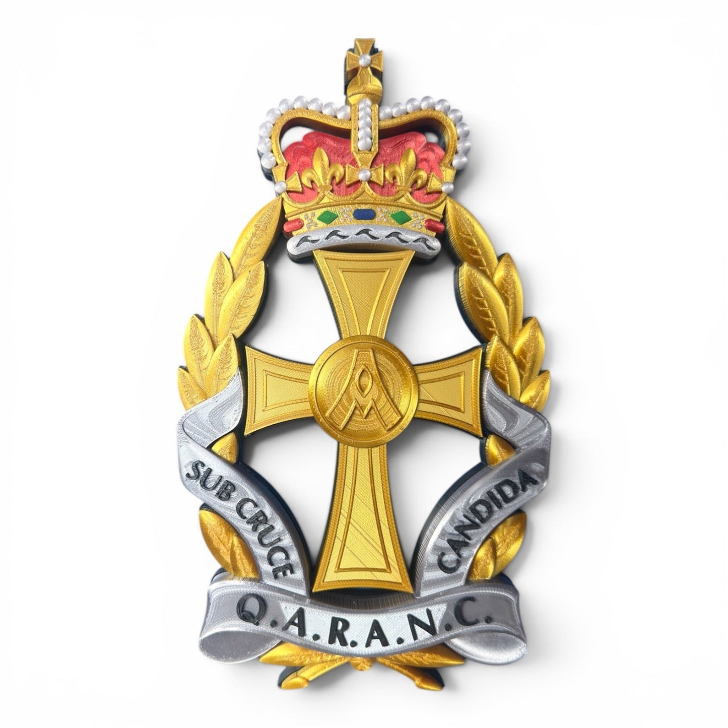 QARANC Queen's Crown 3D Printed Cap Badge | Official MOD-Licensed Gift