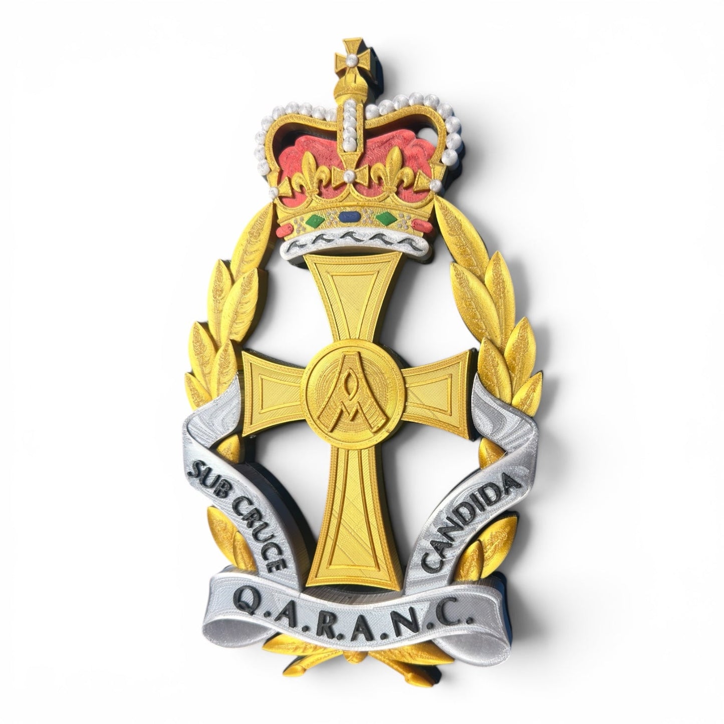 QARANC Queen's Crown 3D Printed Cap Badge | Official MOD-Licensed Gift