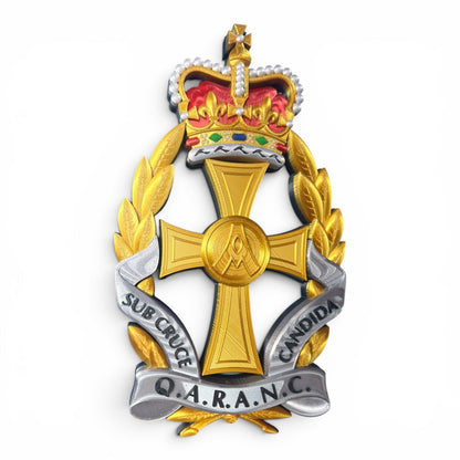 QARANC Queen's Crown 3D Printed Cap Badge | Official MOD-Licensed Gift