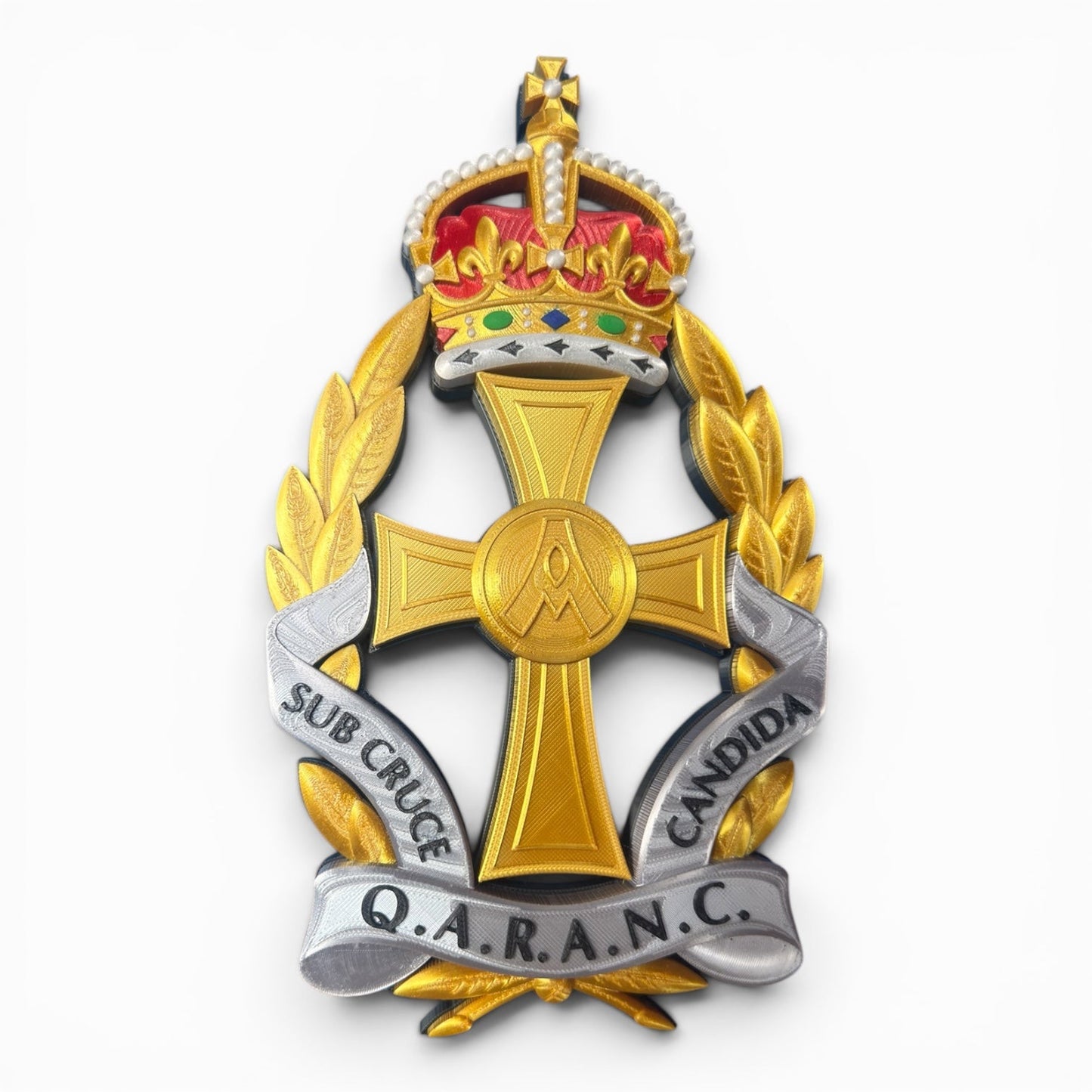 QARANC King's Crown 3D Printed Cap Badge | Official MOD-Licensed Gift