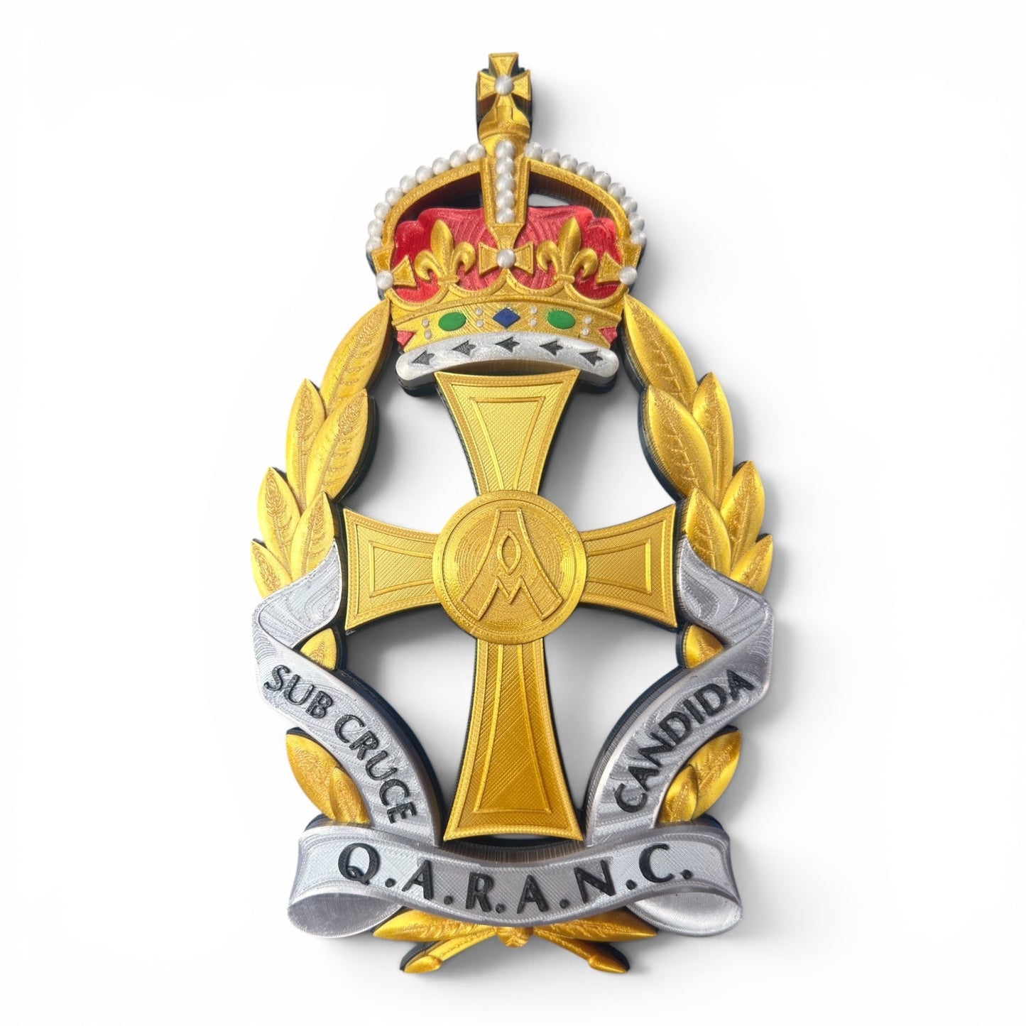QARANC King's Crown 3D Printed Cap Badge | Official MOD-Licensed Gift