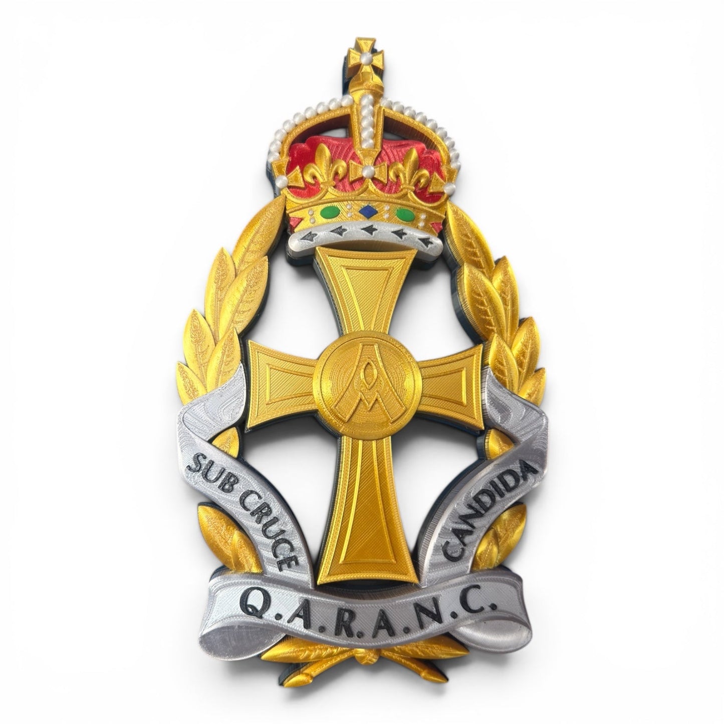 QARANC King's Crown 3D Printed Cap Badge | Official MOD-Licensed Gift