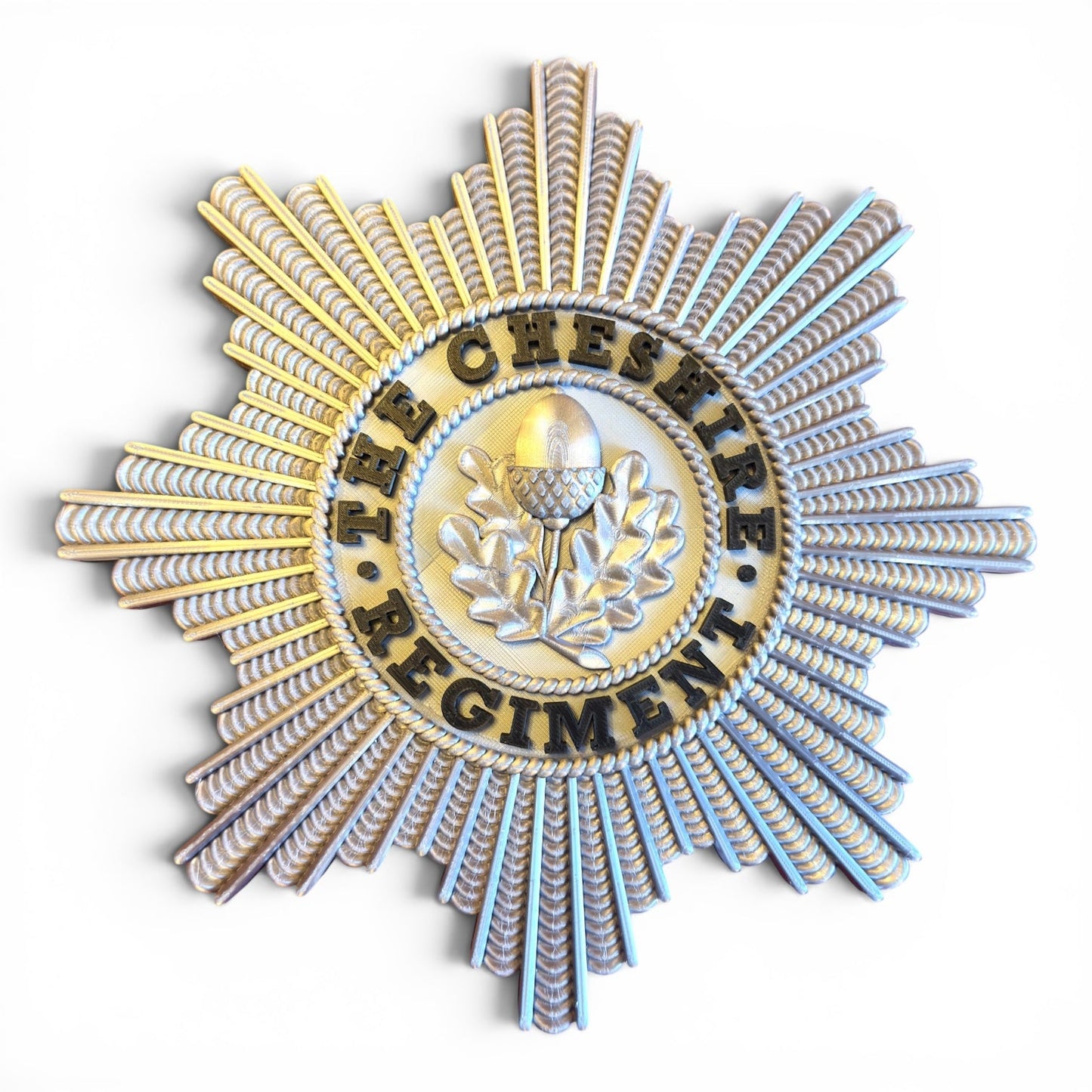 Cheshire Regiment 3D Printed Cap Badge | Official MOD-Licensed Gift